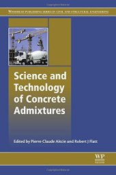 book Science and technology of concrete admixtures