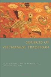 book Sources of Vietnamese tradition