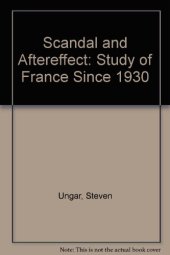 book Scandal and aftereffect : Blanchot and France since 1930