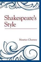 book Shakespeare's style