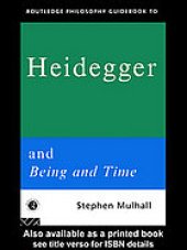 book Routledge Philosophy GuideBook to Heidegger and Being and