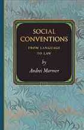 book Social conventions : from language to law