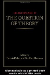 book Shakespeare and the question of theory