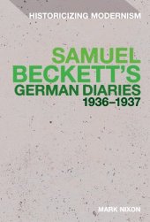 book Samuel Beckett's German diaries 1936-1937