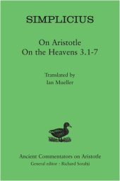 book Simplicius : on Aristotle on the heavens 3.1-7