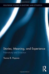 book Stories, meaning, and experience : narrativity and enaction