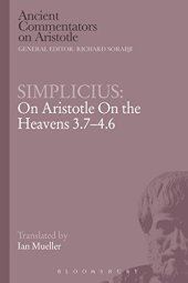 book Simplicius : on Aristotle on the heavens 3.7-4.6