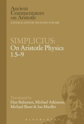 book Simplicius : on Aristotle physics 1.5-9