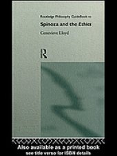 book Routledge philosophy guidebook to Spinoza and the ethics