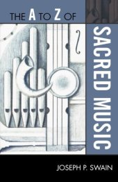 book The A to Z of Sacred Music