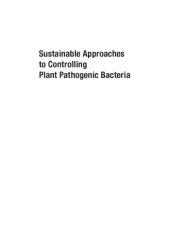 book Sustainable approaches to controlling plant pathogenic bacteria