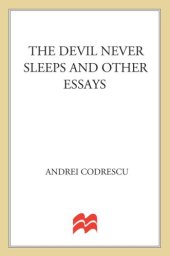 book The Devil never sleeps and other essays