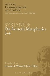 book Syrianus: On Aristotle Metaphysics 3-4