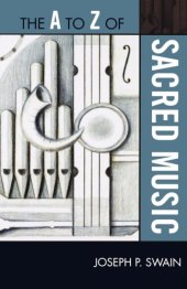 book The a to Z of Sacred Music