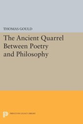 book The Ancient Quarrel Between Poetry and Philosophy