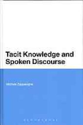 book Tacit knowledge and spoken discourse