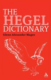 book The Hegel Dictionary