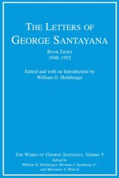 book The Letters of George Santayana, Book 8: 1948-1952