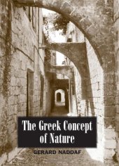 book The Greek concept of nature