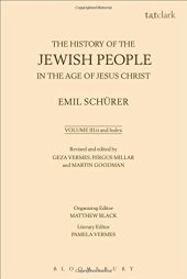 book The History of the Jewish People in the Age of Jesus Christ: Volume 3.ii and Index