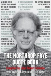 book The Northrop Frye quote book