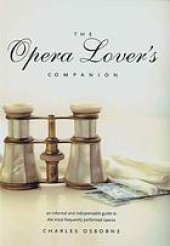 book The opera lover's companion