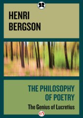 book The philosophy of poetry : the genius of Lucretius