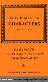 book Theophrastus : Characters