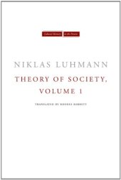 book Theory of society Volume 1