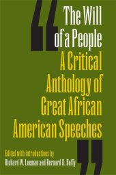 book The will of a people : a critical anthology of great African American speeches