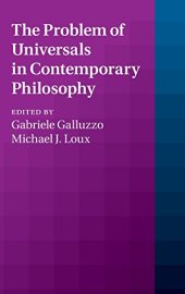 book The problem of universals in contemporary philosophy