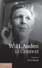 book W. H. Auden in context