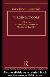 book Virginia Woolf : the critical heritage