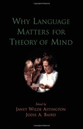 book Why language matters for theory of mind