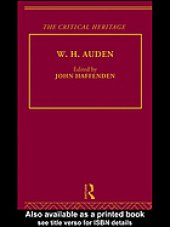 book W.H. Auden : the critical heritage