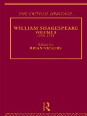 book William Shakespeare Volume 3 1733-1752