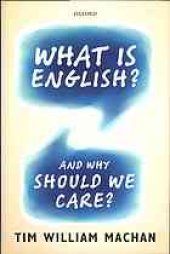 book What is English? : and Why should we care?