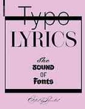 book Typo lyrics : the sound of fonts