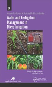 book Water and fertigation management in micro irrigation