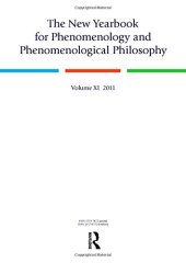 book The New Yearbook for Phenomenology and Phenomenological Philosophy. XI, 2011