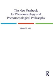 book The new yearbook for phenomenology and phenomenological philosophy. Volume VI, 2006