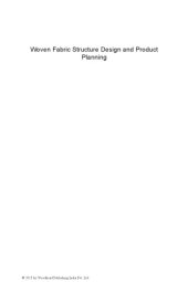 book Woven fabric structure design and product planning