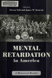 book Mental Retardation in America: A Historical Reader