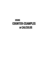 book Using Counter-examples in Calculus