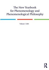 book The new yearbook for phenomenology and phenomenological philosophy. Volume I, 2001