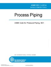 book ASME B31.3 2014 Edition - Process Piping