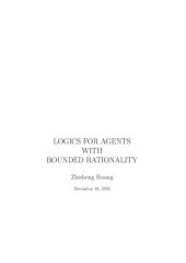 book Logics for Agents with Bounded Rationality [PhD Thesis]