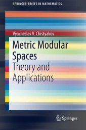 book Metric Modular Spaces