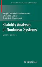 book Stability Analysis of Nonlinear Systems