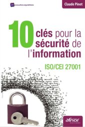 book 10 clés pour la sécurité de l'information : ISO/CEI 27001